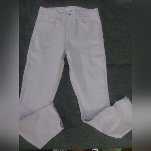 Jen7 for 7 for All Mankind violet skinny copped jeans size 6‎